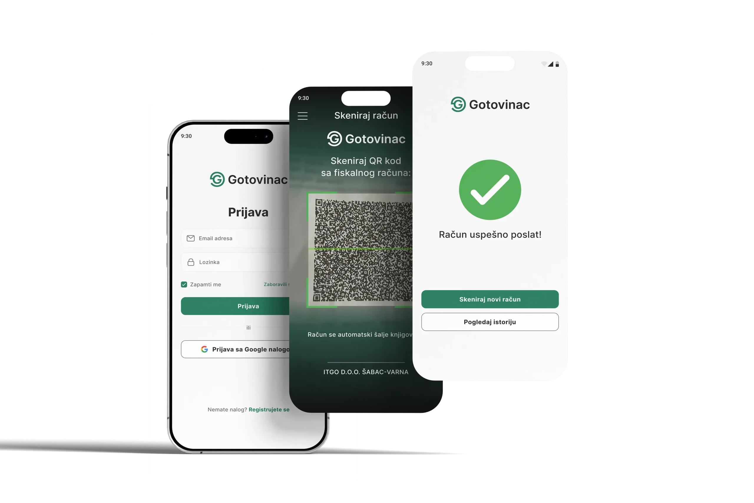 gotovinac aplikacija gotovinski racun skeniraj