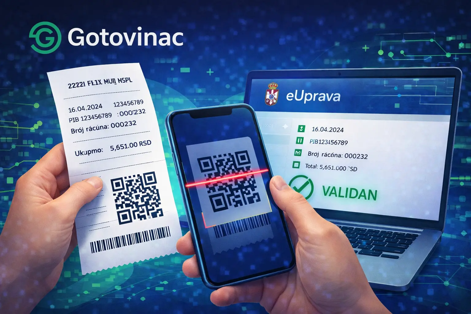 aplikacija za skeniranje fiskalnih racuna